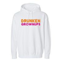 Drunken Grownups Garment-Dyed Fleece Hoodie