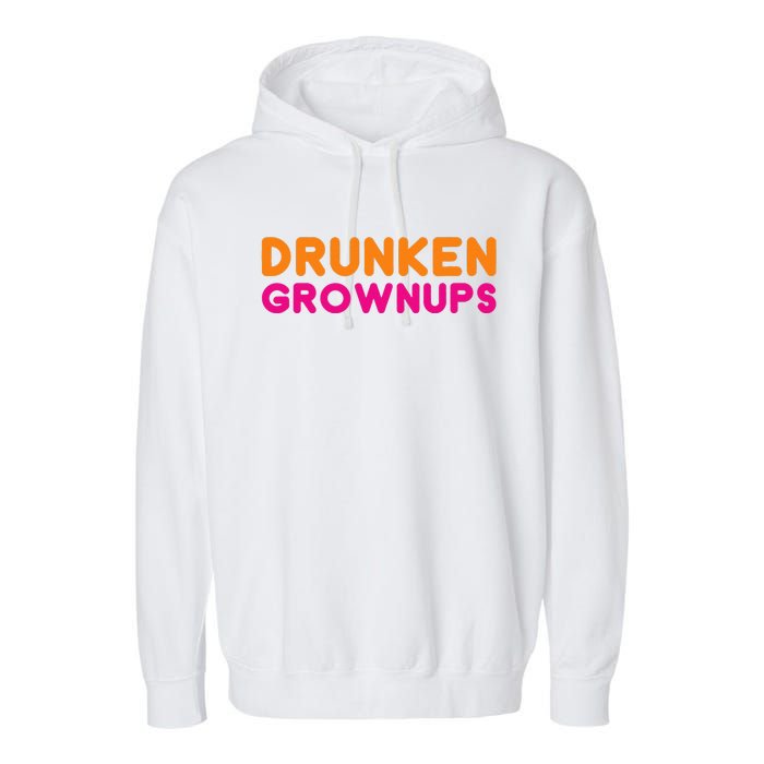 Drunken Grownups Garment-Dyed Fleece Hoodie