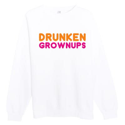 Drunken Grownups Premium Crewneck Sweatshirt