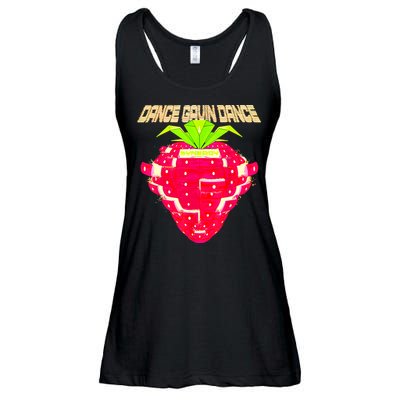 Dance Gavin Dance Synergy Strawberry Ladies Essential Flowy Tank