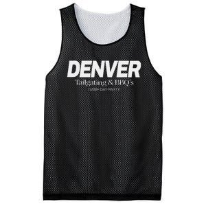 Denver Game Day Bbq Party Hometown Pride Denver Mesh Reversible Basketball Jersey Tank