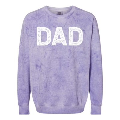 Dad Gift Colorblast Crewneck Sweatshirt