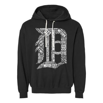 Detroit Graphic D Garment-Dyed Fleece Hoodie