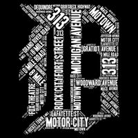 Detroit Graphic D 16 in Basic Backpack