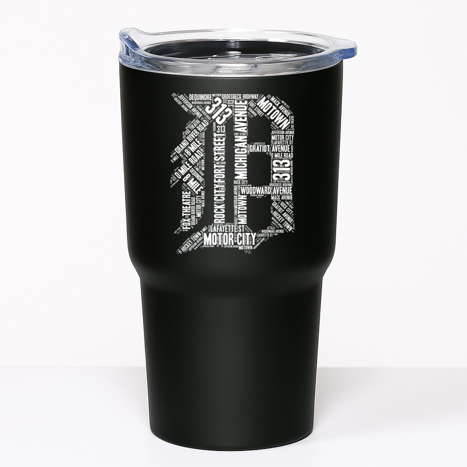 Detroit Graphic D Tumbler