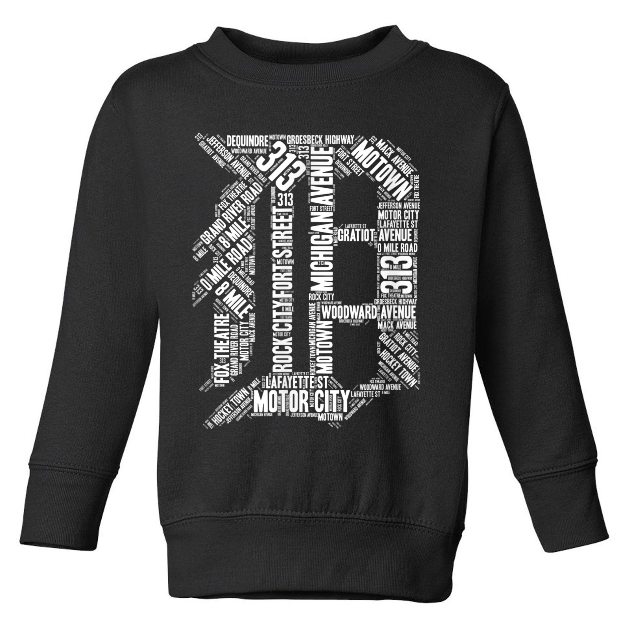 Detroit Graphic D Toddler Sweatshirt
