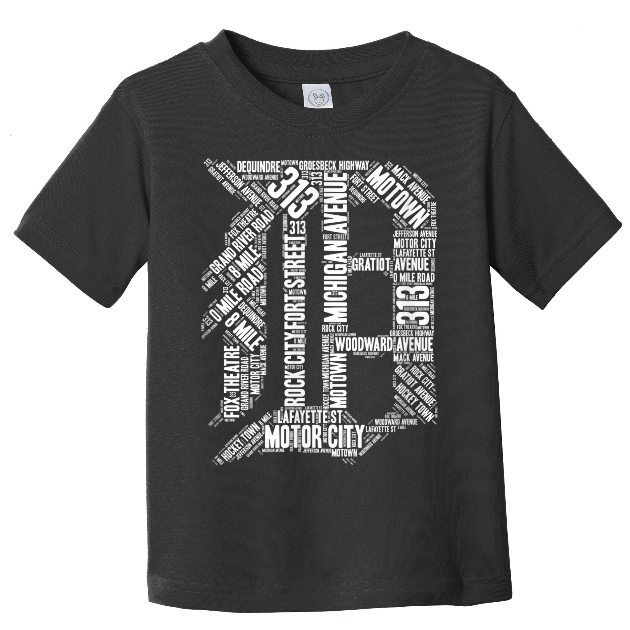 Detroit Graphic D Toddler T-Shirt