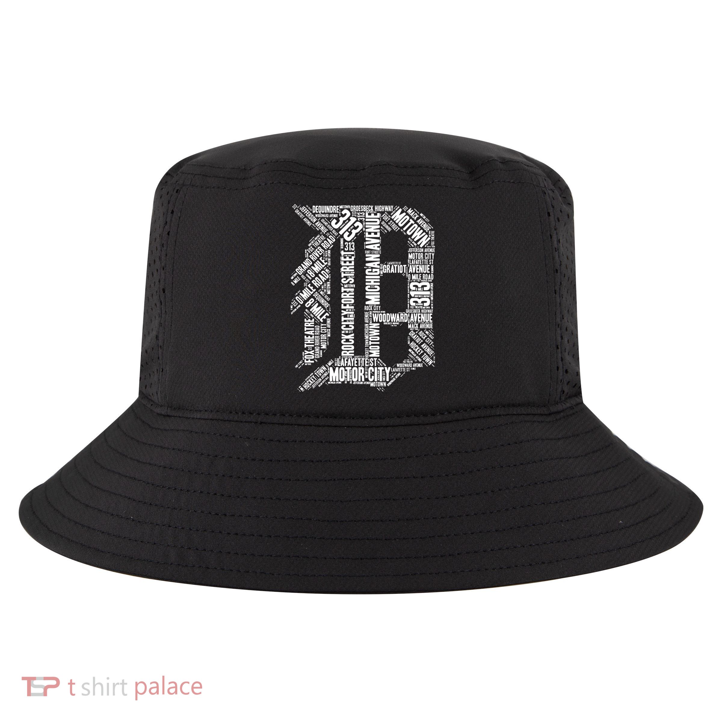 Detroit Graphic D Cool Comfort Performance Bucket Hat