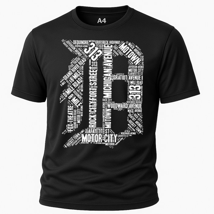Detroit Graphic D Cooling Performance Crew T-Shirt
