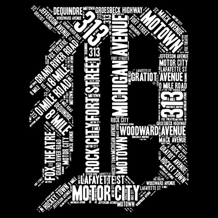Detroit Graphic D Cooling Performance Crew T-Shirt