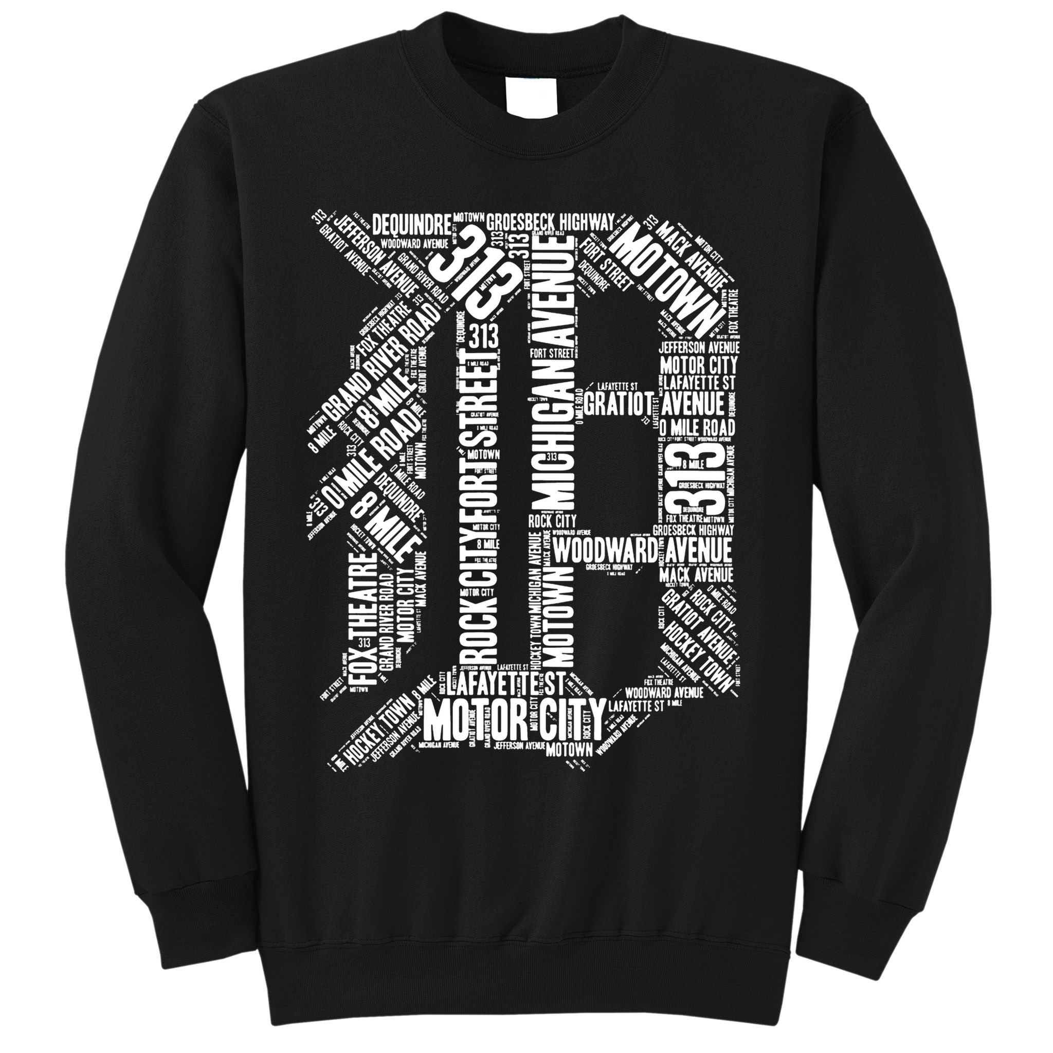 Detroit Graphic D Sweatshirt