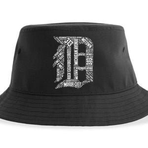 Detroit Graphic D Sustainable Bucket Hat