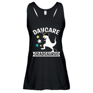 Daycare Gradsaurus Dinosaur Baby Boy Daycare Graduation Ladies Essential Flowy Tank