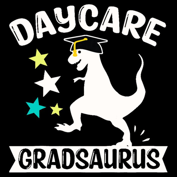 Daycare Gradsaurus Dinosaur Baby Boy Daycare Graduation 16 in Basic Backpack