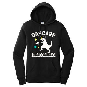 Daycare Gradsaurus Dinosaur Baby Boy Daycare Graduation Women's Pullover Hoodie