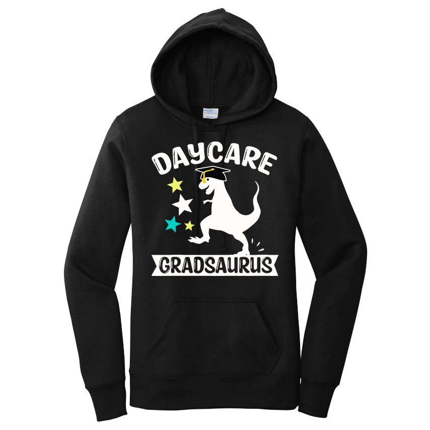 Daycare Gradsaurus Dinosaur Baby Boy Daycare Graduation Women's Pullover Hoodie