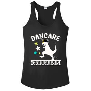 Daycare Gradsaurus Dinosaur Baby Boy Daycare Graduation Ladies PosiCharge Competitor Racerback Tank