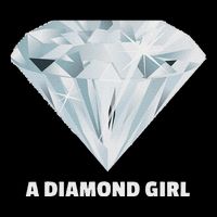 Diamond Girl Diamond Button