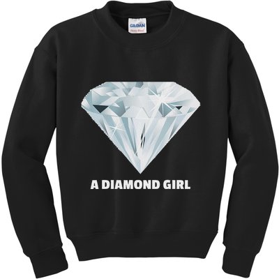 Diamond Girl Diamond Kids Sweatshirt