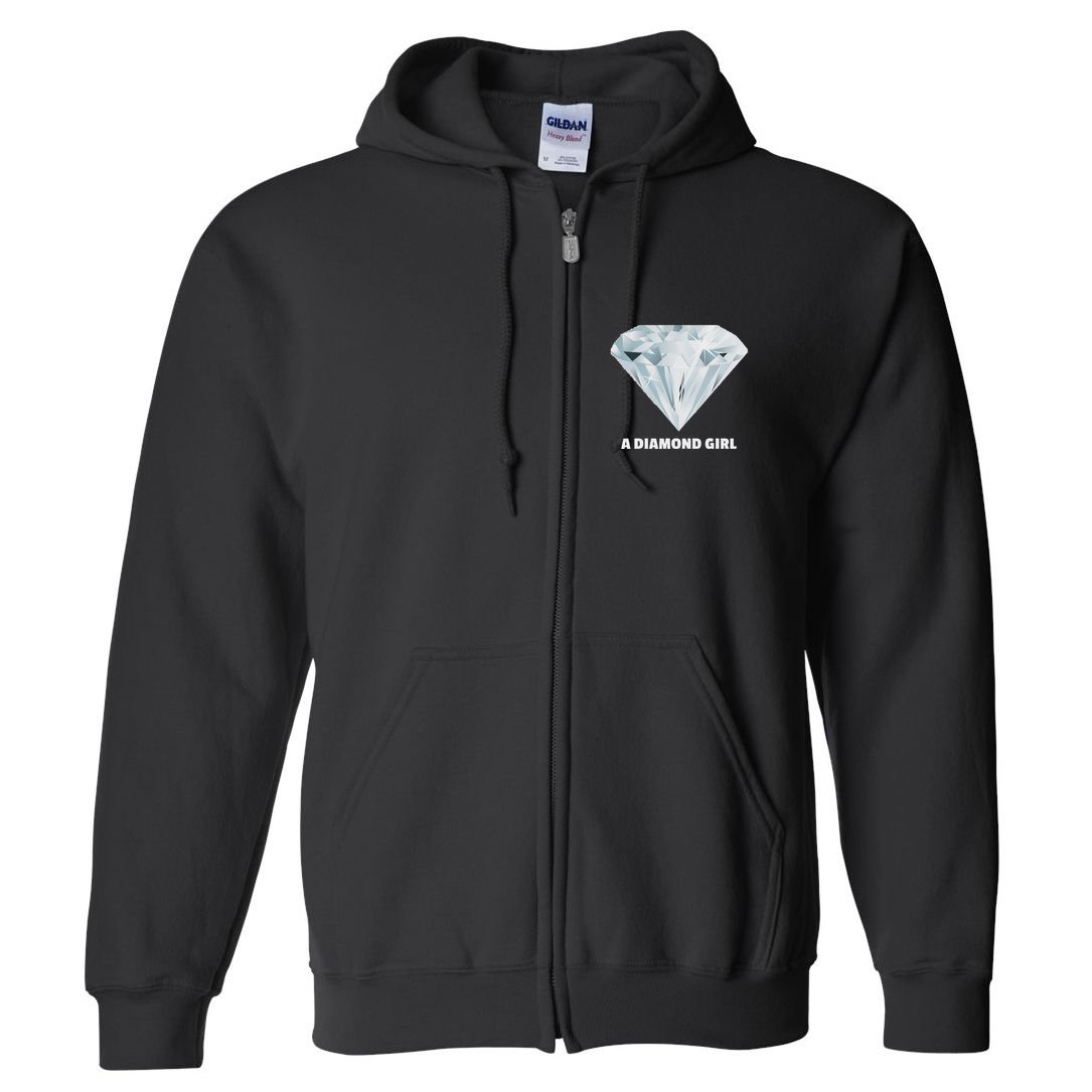 Diamond Girl Diamond Full Zip Hoodie