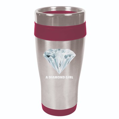 Diamond Girl Diamond 16oz Travel Tumbler