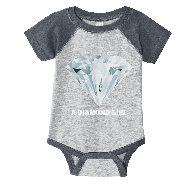 Diamond Girl Diamond Infant Baby Jersey Bodysuit