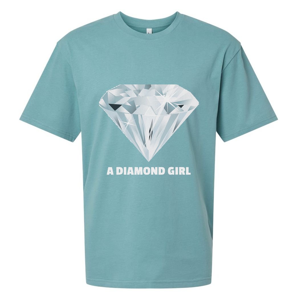 Diamond Girl Diamond Sueded Cloud Jersey T-Shirt