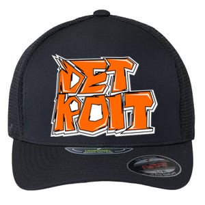 Detroit Graffiti Flexfit Unipanel Trucker Cap