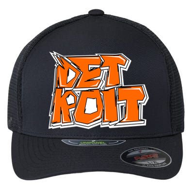 Detroit Graffiti Flexfit Unipanel Trucker Cap