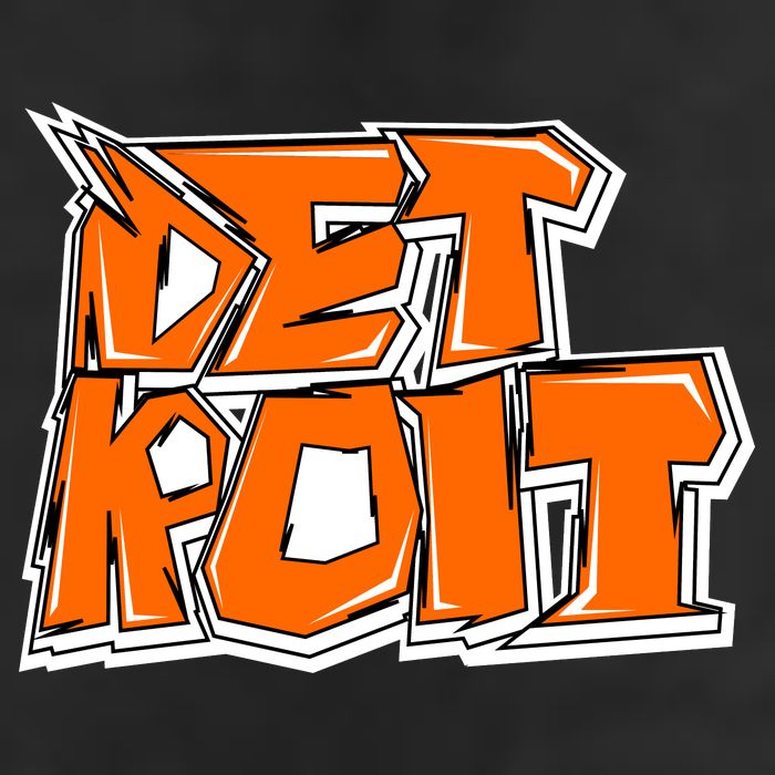 Detroit Graffiti Adult Drive Performance Visor
