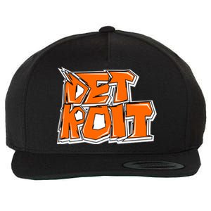 Detroit Graffiti Wool Snapback Cap