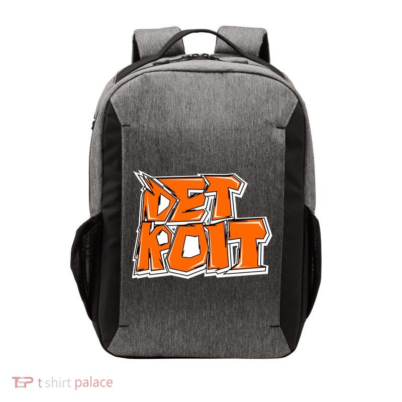 Detroit Graffiti Vector Backpack
