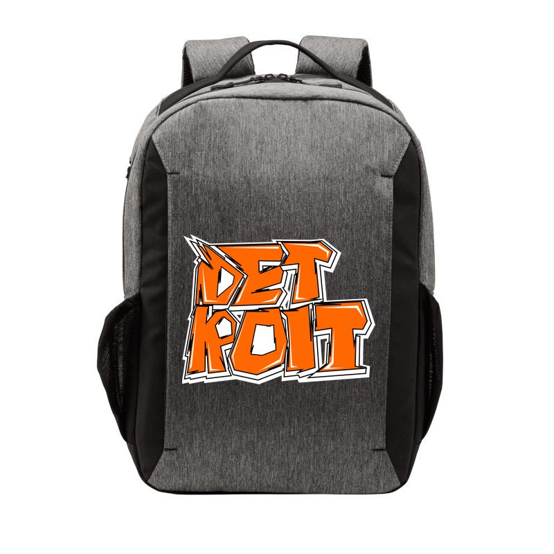 Detroit Graffiti Vector Backpack