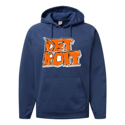 Detroit Graffiti Performance Fleece Hoodie