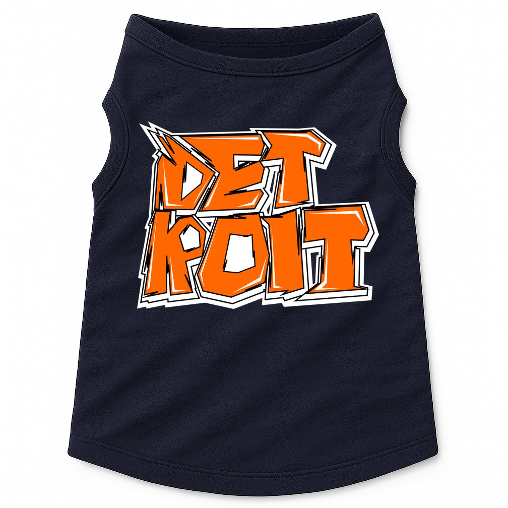 Detroit Graffiti Doggie Tank