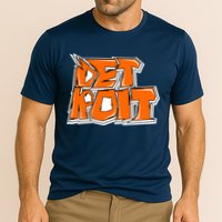 Detroit Graffiti Cooling Performance Crew T-Shirt