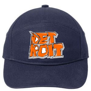 Detroit Graffiti 7-Panel Snapback Hat