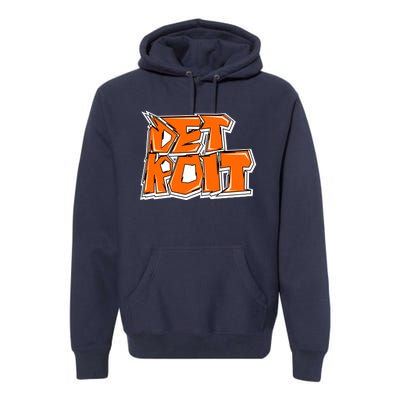 Detroit Graffiti Premium Hoodie