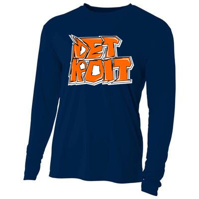 Detroit Graffiti Cooling Performance Long Sleeve Crew