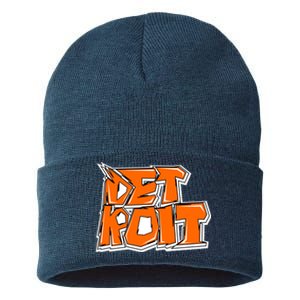 Detroit Graffiti Sustainable Knit Beanie