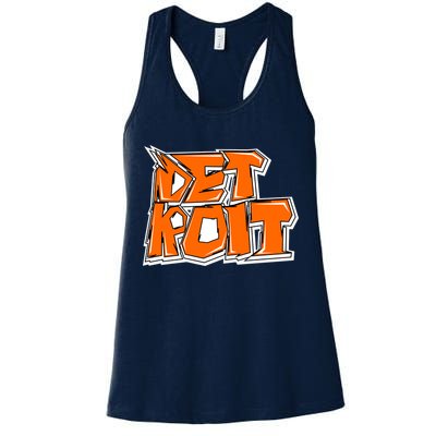 Detroit Graffiti Womens Tank Top