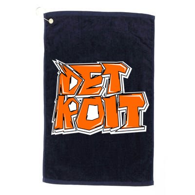 Detroit Graffiti Golf Towel