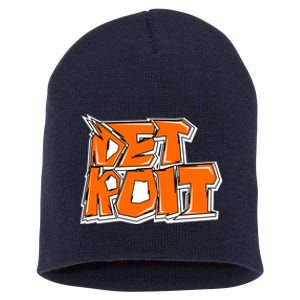 Detroit Graffiti Short Acrylic Beanie