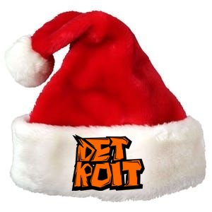 Detroit Graffiti Premium Christmas Santa Hat