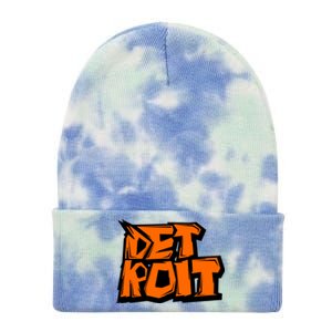 Detroit Graffiti Tie Dye 12in Knit Beanie