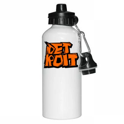 Detroit Graffiti Aluminum Water Bottle 