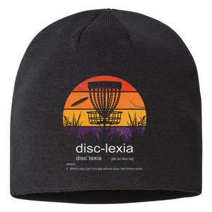 Disc Golf Disclexia Disc Golf Meme Funny Disc Golf Sustainable Beanie