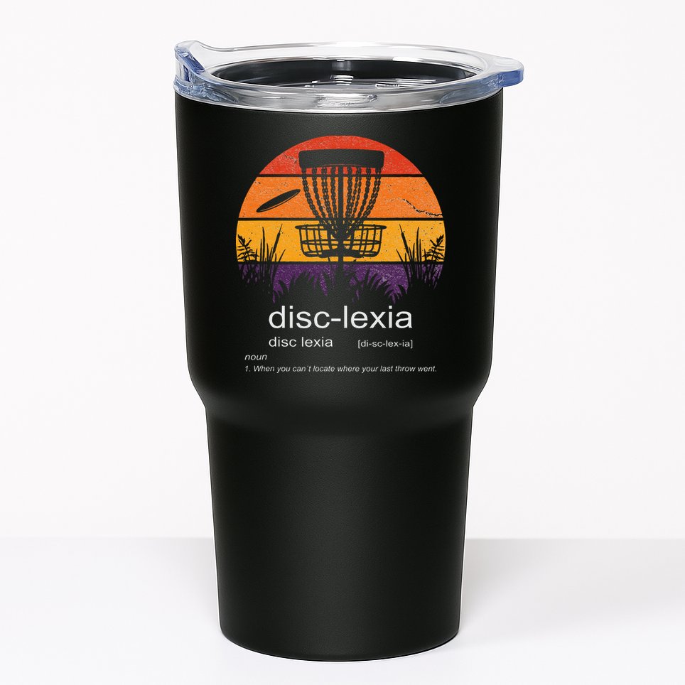 Disc Golf Disclexia Disc Golf Meme Funny Disc Golf Tumbler