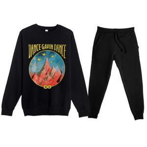 Dance Gavin Dance Graphic Design Premium Crewneck Sweatsuit Set