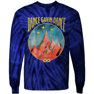 Dance Gavin Dance Graphic Design Tie-Dye Long Sleeve Shirt